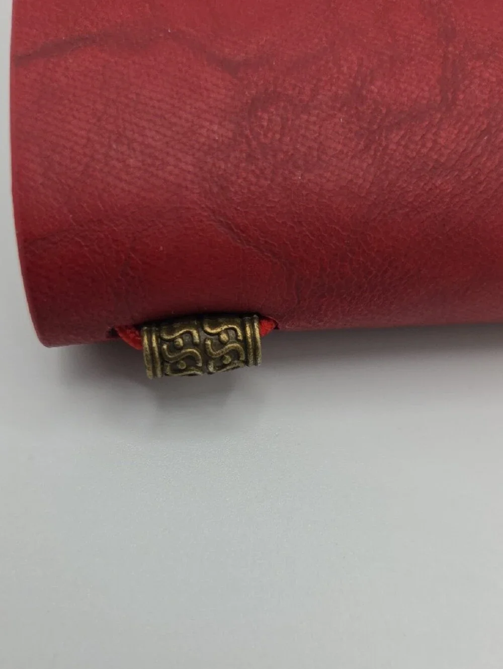 Red Faux Leather Journel